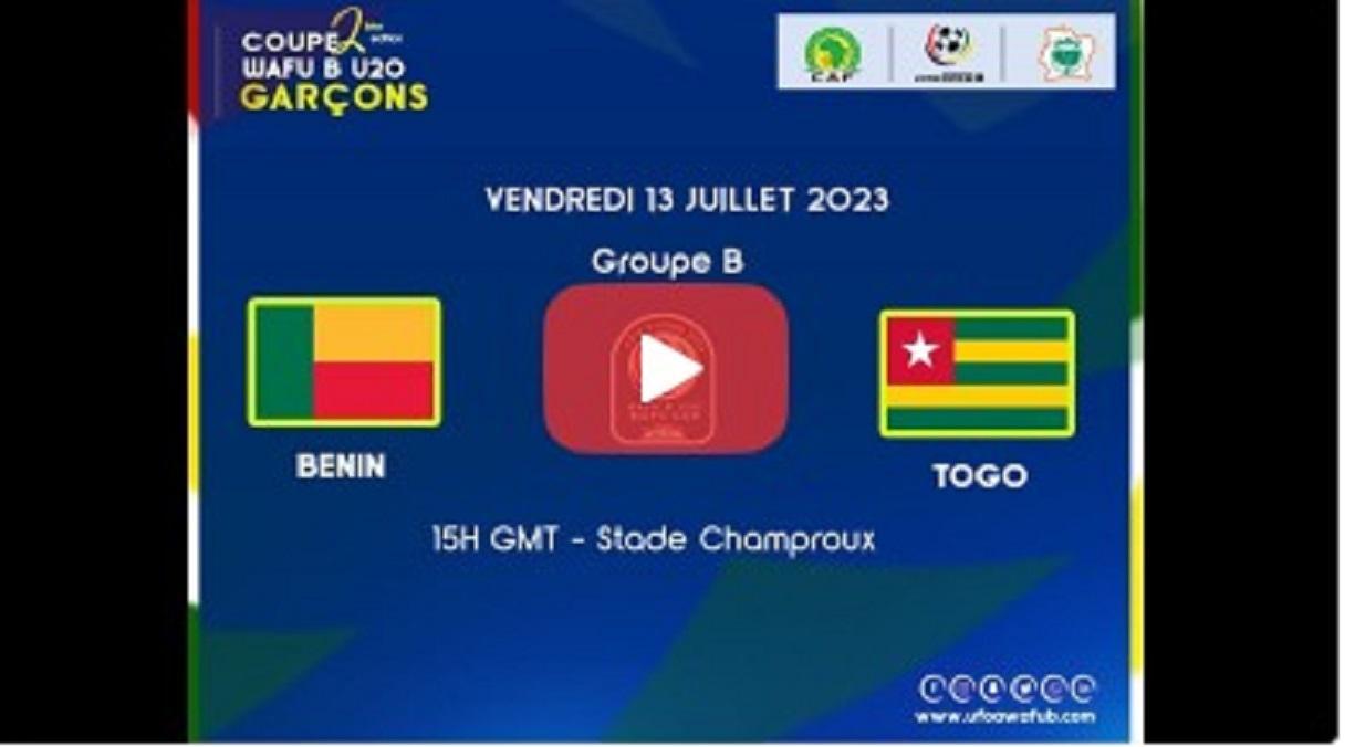 Coupe UFOA B U20 le Bénin dompte le Togo et rejoint la Côte divoire