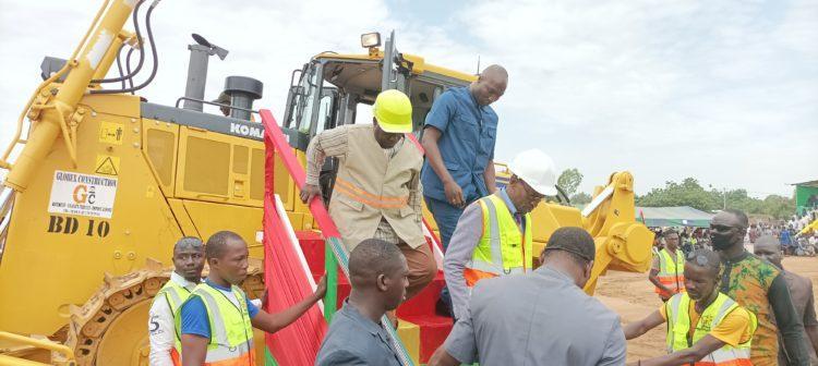 Ouagadougou Lancement des travaux de lélargissement de la route