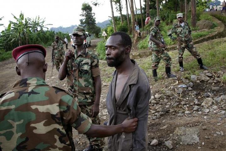 Goma les FARDC présentent 30 rebelles du M23 à la presse Congo kinshasa