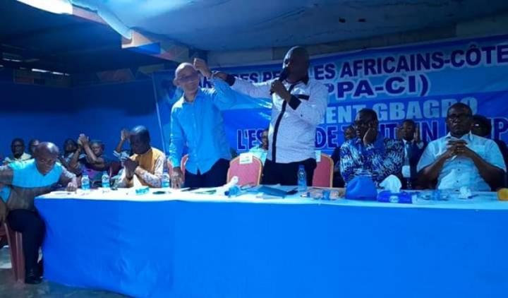 Municipales à Yopougon Michel Gbagbo présenté aux militants PPA CI s