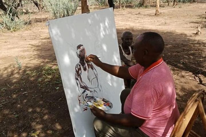 Heritage Painter Kateete Brings Art Exhibition Home Zimbabwe