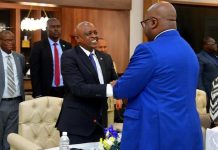 Président RDC Rencontre Délégation Union Africaine Président RDC Rencontre Délégation Union Africaine