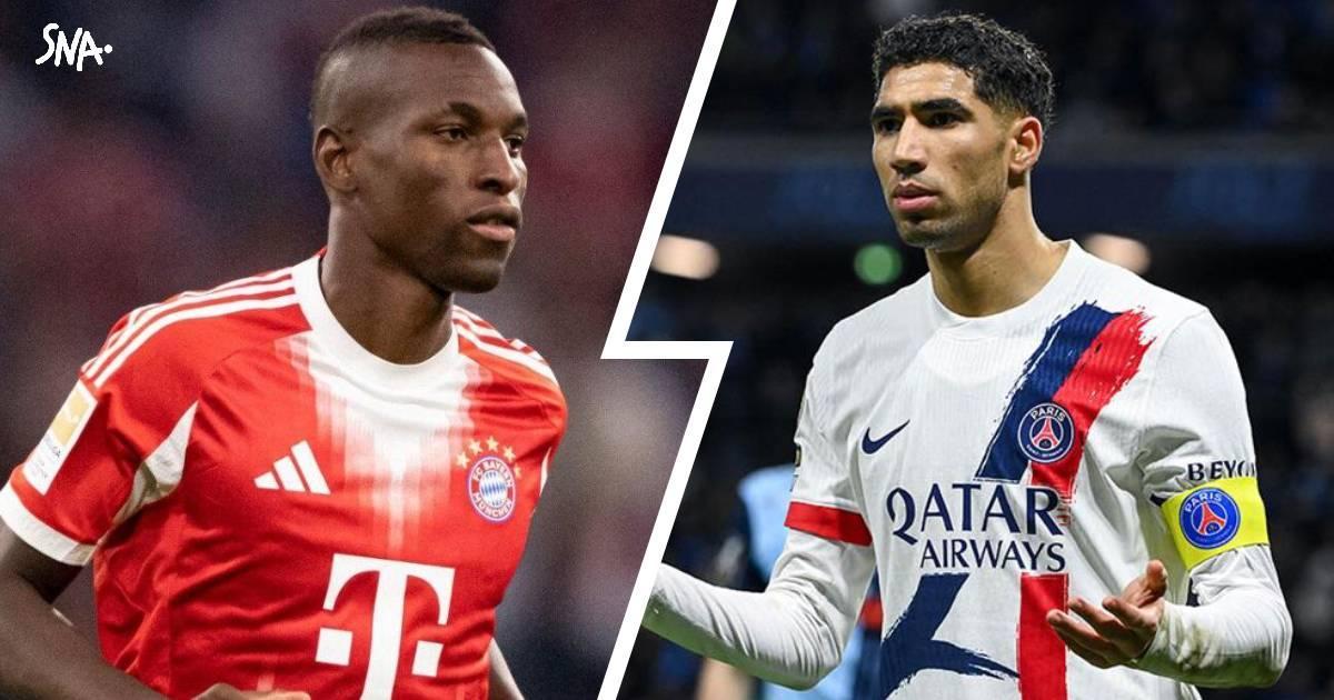 LDC: PSG - Bayern Munich, ou le Duel entre Hakimi et Jackson LDC: PSG - Bayern Munich, ou le Duel entre Hakimi et Jackson