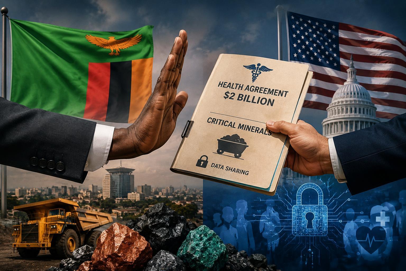 La Zambie Accuse Washington de Lier Santé et Minerais La Zambie Accuse Washington de Lier Santé et Minerais