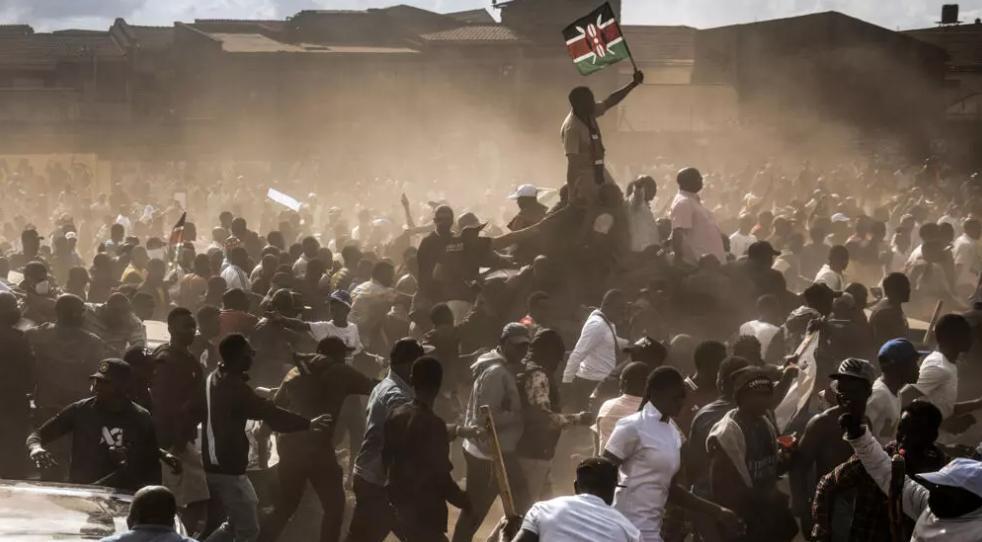 Rassemblement de Kényans à Nairobi pour l'Opposition Rassemblement de Kényans à Nairobi pour l'Opposition
