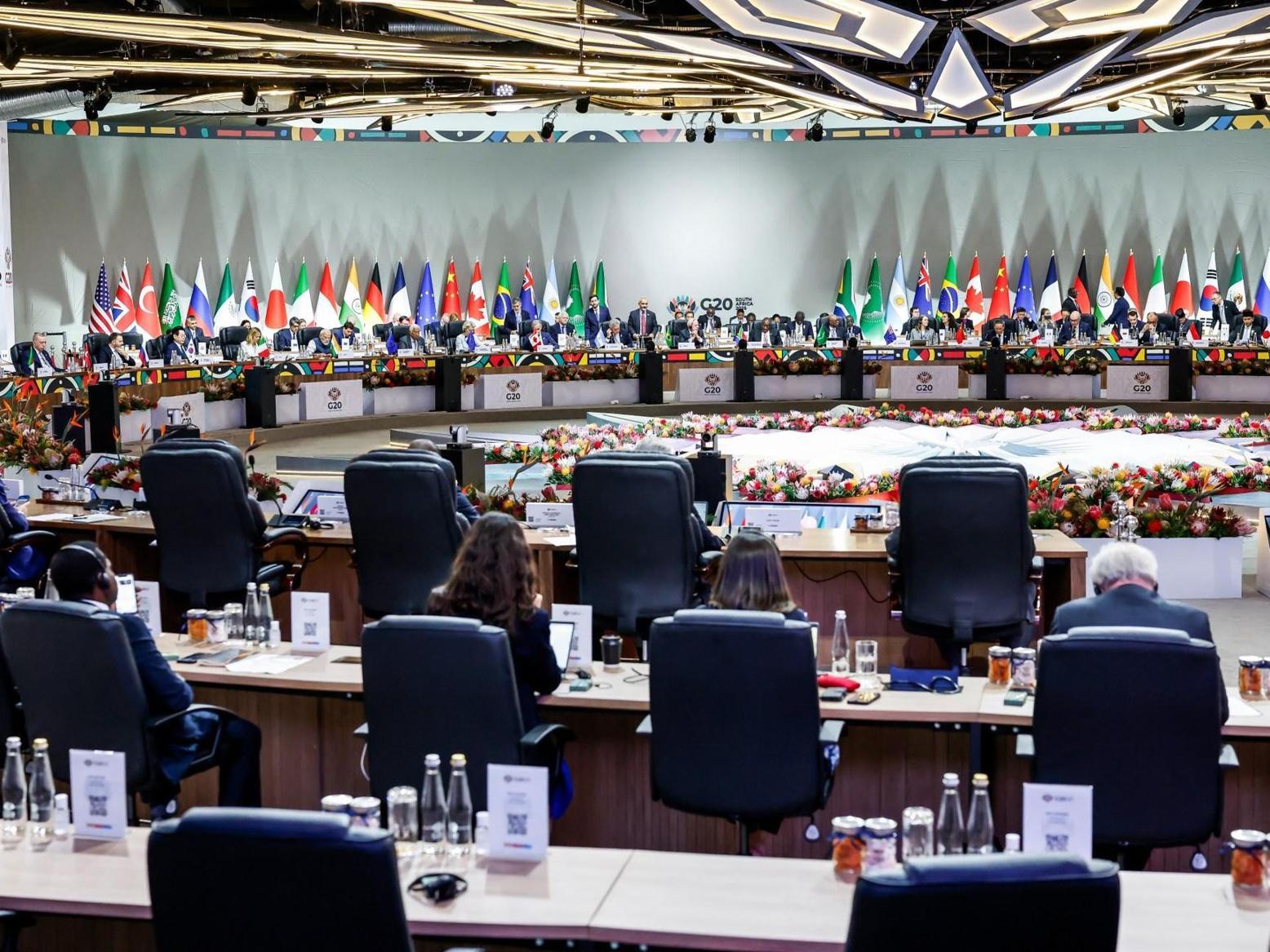 ختام قمة العشرين في جوهانسبرغ دون تسليم الرئاسة لأميركا ختام قمة العشرين في جوهانسبرغ دون تسليم الرئاسة لأميركا