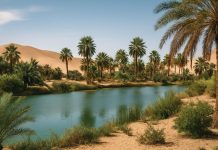 زحف الكثبان الرملية يهدد واحة كاو في تشاد زحف الكثبان الرملية يهدد واحة كاو في تشاد