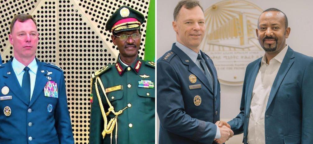 آبي أحمد يبحث مع قائد أفريكوم ملفات الأمن الإقليمي آبي أحمد يبحث مع قائد أفريكوم ملفات الأمن الإقليمي