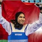 أمينة الدحاوي تتوج بذهبية بطولة العالم للتايكوندو أمينة الدحاوي تتوج بذهبية بطولة العالم للتايكوندو
