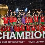 المغرب يتوج بلقب كأس العرب للمرة الثانية في تاريخه المغرب يتوج بلقب كأس العرب للمرة الثانية في تاريخه