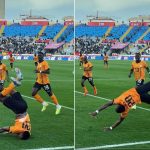Zambian Striker Nearly Injured Celebrating AFCON Goal Zambian Striker Nearly Injured Celebrating AFCON Goal
