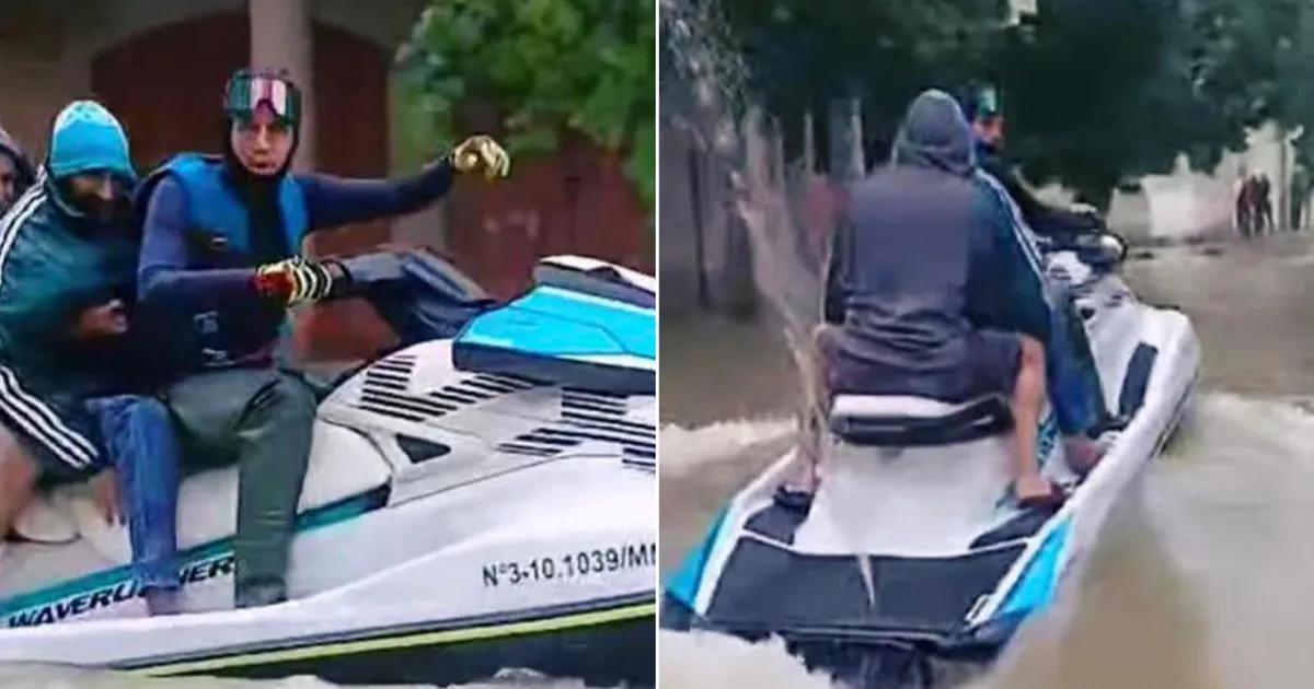 Morocco: Man Turns Jet Ski into Flood Lifeline Morocco: Man Turns Jet Ski into Flood Lifeline