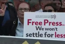 Demonstrators Rally in Tunis for Press Freedom Demonstrators Rally in Tunis for Press Freedom