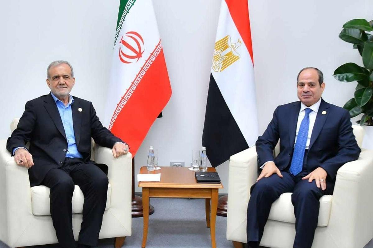 Pezeshkian to Sisi: Keen to Boost Arab Ties Pezeshkian to Sisi: Keen to Boost Arab Ties