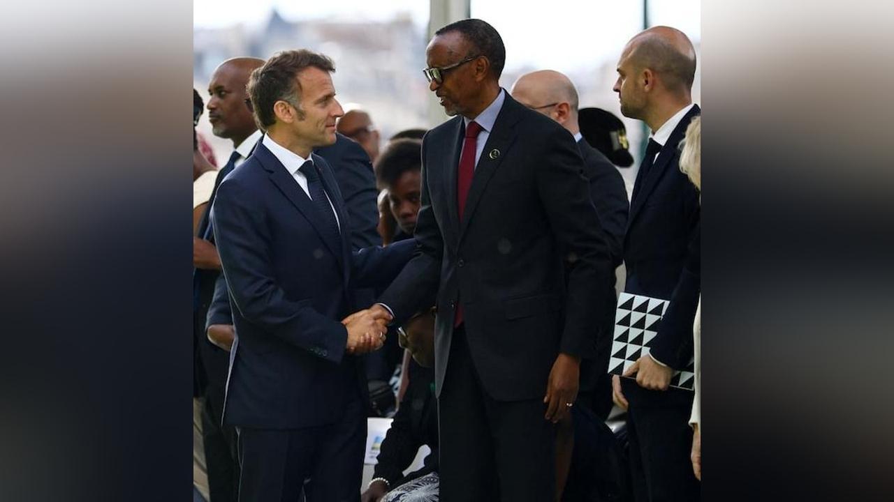 Emmanuel Macron and Paul Kagame Open Genocide Memorial Emmanuel Macron and Paul Kagame Open Genocide Memorial