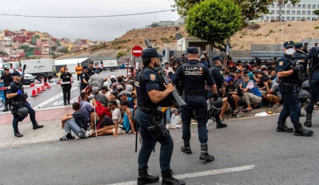 Spanish Police Accuse Morocco over Ceuta Border Breach Spanish Police Accuse Morocco over Ceuta Border Breach