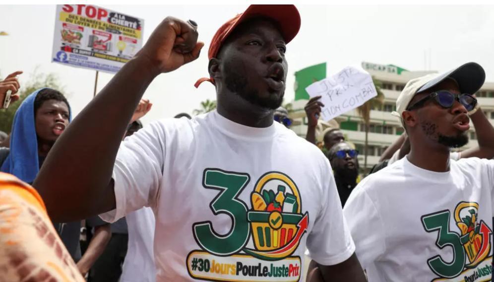 Protests in Dakar over Rising Living Costs Protests in Dakar over Rising Living Costs