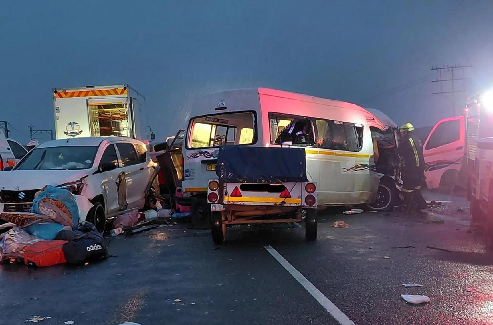 21 Killed in Multi-Vehicle Crash in South Africa 21 Killed in Multi-Vehicle Crash in South Africa