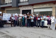 7000 مكتتب بعدل 2 في وقفة احتجاجية أمام مقر وزارة السكن