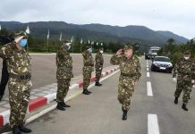 شنقريحة يعاين إجراءات الوقاية من كورونا في صفوف الجيش