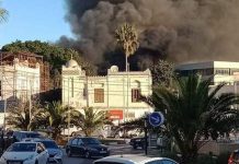 حسين داي: حريق مهول بورشة ترميم قصر الداي حسين داي: حريق مهول بورشة ترميم قصر الداي