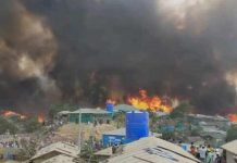 جمعية العلماء تشرع في إعادة بناء مخيم الروهينغا الذي تعرض لحريق جمعية العلماء تشرع في إعادة بناء مخيم الروهينغا الذي تعرض لحريق