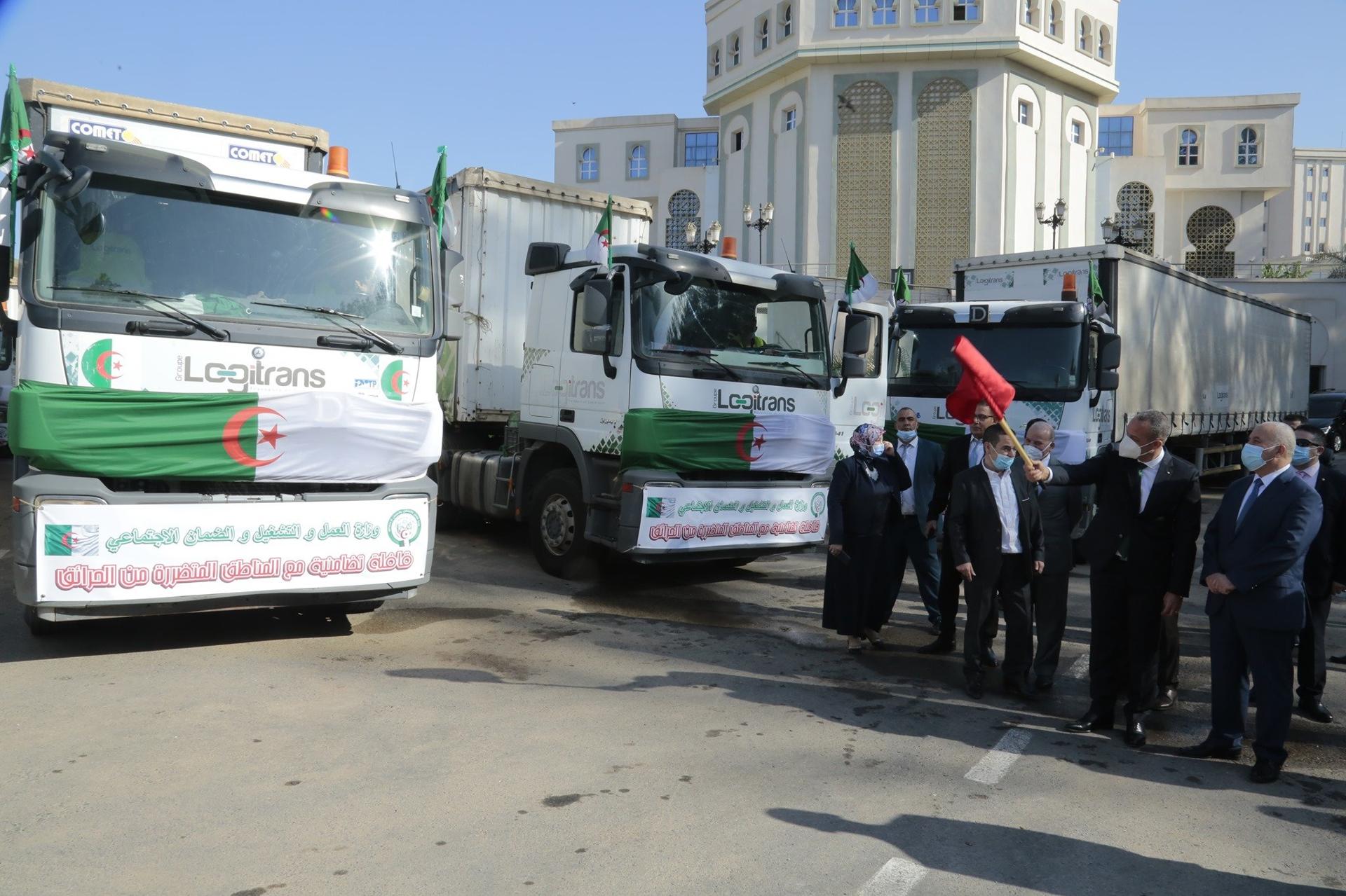 حرائق الغابات: 200 ألف طن من المساعدات لفائدة الولايات المتضررة حرائق الغابات: 200 ألف طن من المساعدات لفائدة الولايات المتضررة