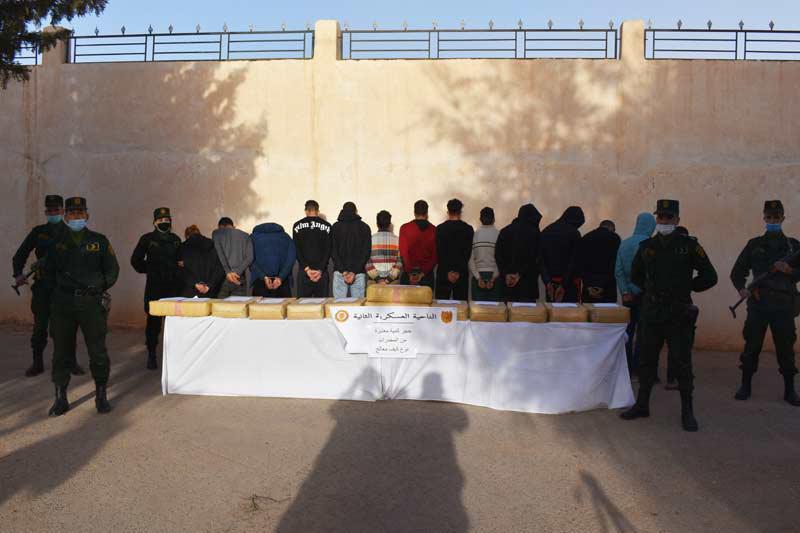 حجز كمية كبيرة من المخدرات قادمة من المغرب حجز كمية كبيرة من المخدرات قادمة من المغرب