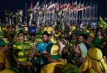 نجوم الفن في قطر؛ أغلبية برازيلية والجميع يساند المنتخبات العربية نجوم الفن في قطر؛ أغلبية برازيلية والجميع يساند المنتخبات العربية