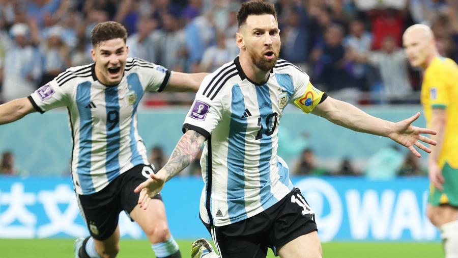 الأرجنتين تقصي أستراليا وتمر إلى ربع نهائي المونديال الأرجنتين تقصي أستراليا وتمر إلى ربع نهائي المونديال
