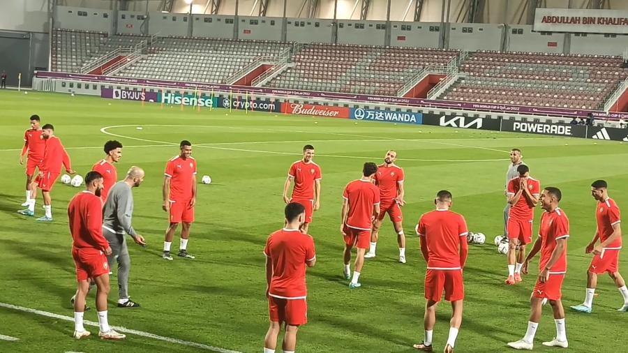 المنتخب المغربي يُنهي تحضيراته لمواجهة إسبانيا في ثمن نهائي المونديال المنتخب المغربي يُنهي تحضيراته لمواجهة إسبانيا في ثمن نهائي المونديال