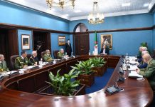 اجتماع لمجلس الأمن القومي الجزائري بحضور قادة القوات للمرة الأولى اجتماع لمجلس الأمن القومي الجزائري بحضور قادة القوات للمرة الأولى