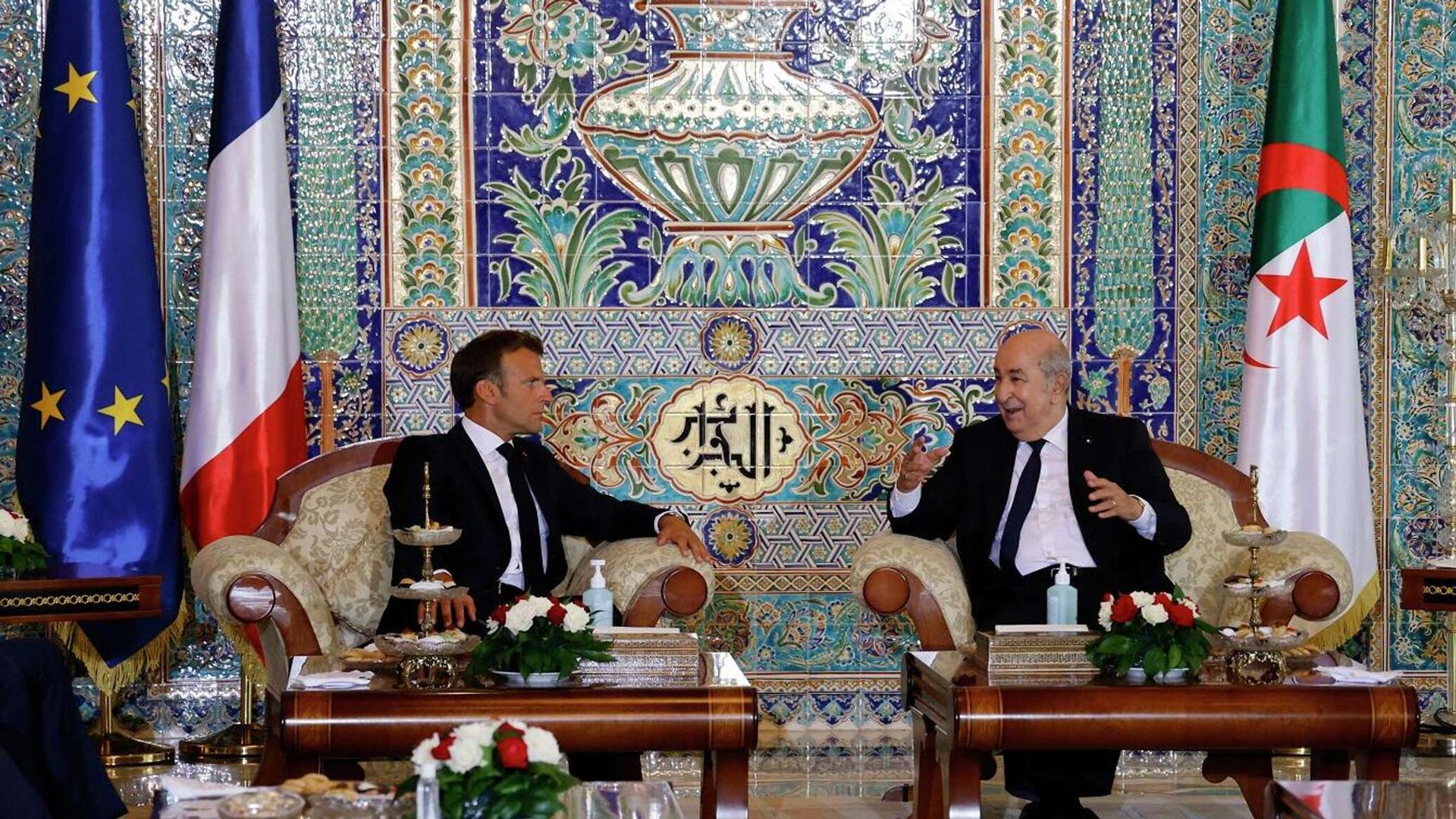 ماكرون: هناك أطراف تسعى لإجهاض المصالحة بين فرنسا والجزائر ماكرون: هناك أطراف تسعى لإجهاض المصالحة بين فرنسا والجزائر