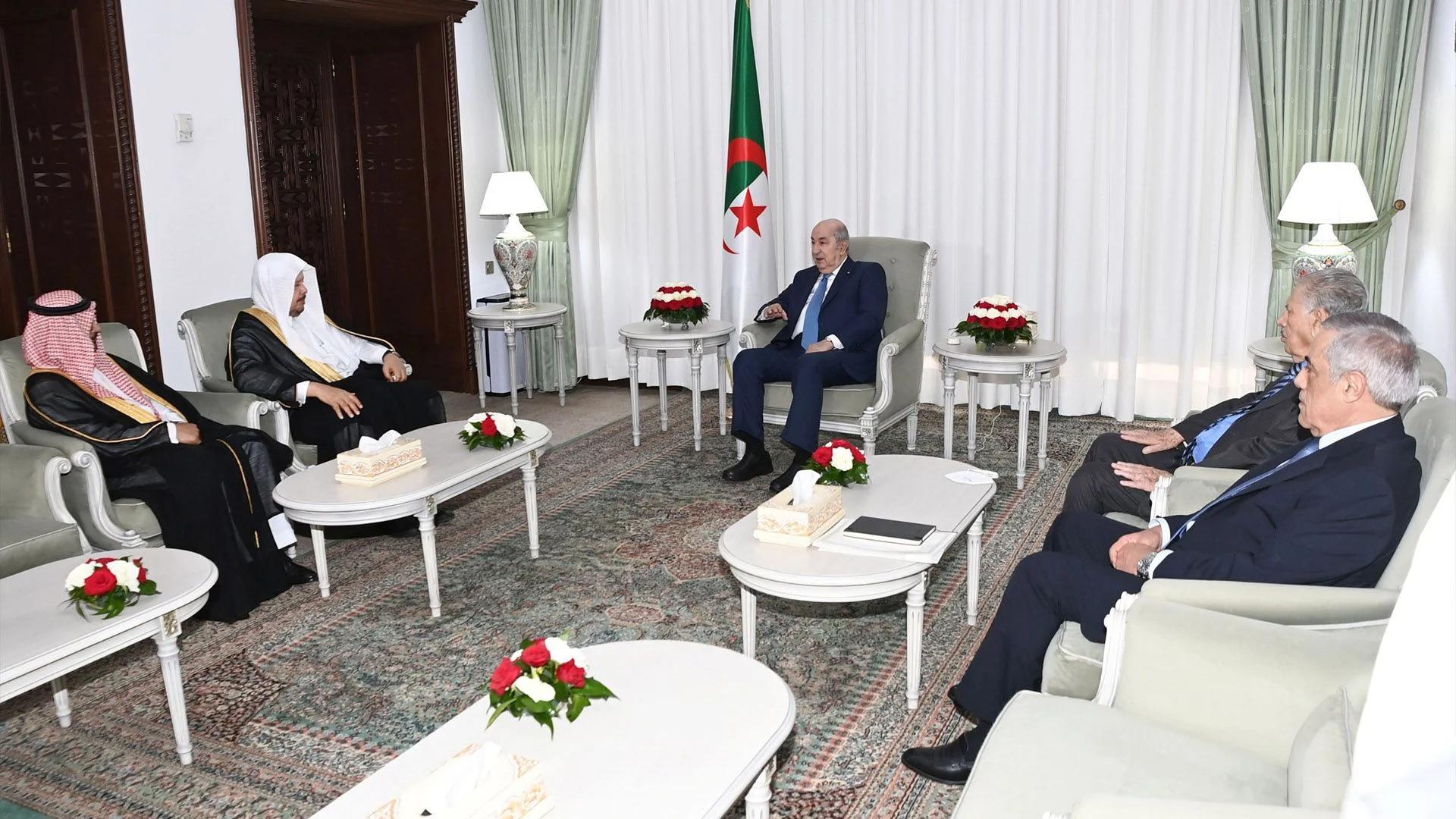 الرئيس تبون يستقبل رئيس مجلس الشورى السعودي الرئيس تبون يستقبل رئيس مجلس الشورى السعودي