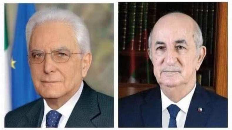 رئيس الجمهورية يجري مكالمة هاتفية مع نظيره الإيطالي رئيس الجمهورية يجري مكالمة هاتفية مع نظيره الإيطالي