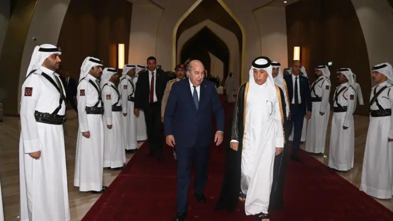 الرئيس تبون يغادر قطر متوجّها إلى الصين في زيارة رسمية الرئيس تبون يغادر قطر متوجّها إلى الصين في زيارة رسمية