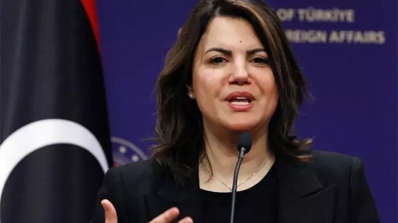 لقاء المنقوش بوزير خارجية الكيان الصهيوني خيانة عظمى لقاء المنقوش بوزير خارجية الكيان الصهيوني خيانة عظمى