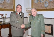 تنسيق عسكري جزائري تونسي لتأمين الحدود ومكافحة الإرهاب تنسيق عسكري جزائري تونسي لتأمين الحدود ومكافحة الإرهاب