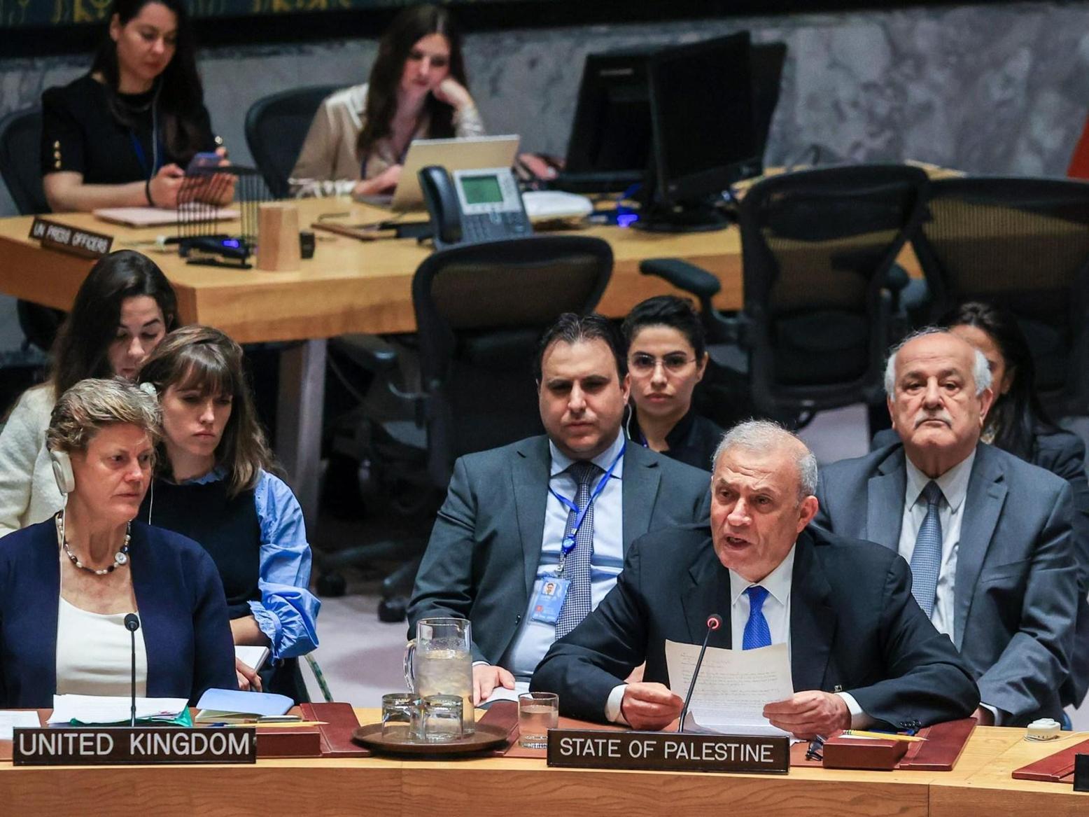 أمريكا تستخدم "الفيتو" لمنع فلسطين من الحصول على العضوية الكاملة في الأمم المتحدة