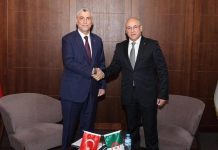 وزير التجارة التركي ونظيره الجزائري يبحثان سبل تعزيز التعاون وزير التجارة التركي ونظيره الجزائري يبحثان سبل تعزيز التعاون