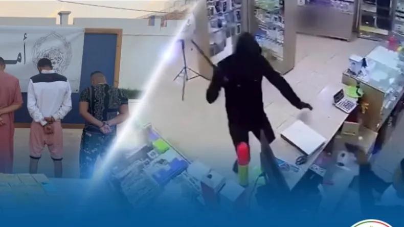 القبض على منفذي عملية السطو على محل للهواتف النقالة بتندوف القبض على منفذي عملية السطو على محل للهواتف النقالة بتندوف