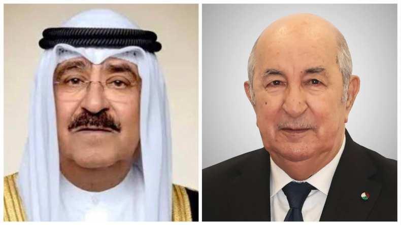 الرئيس تبون يقبل دعوة الشيخ مشعل الصباح لزيارة الكويت الرئيس تبون يقبل دعوة الشيخ مشعل الصباح لزيارة الكويت