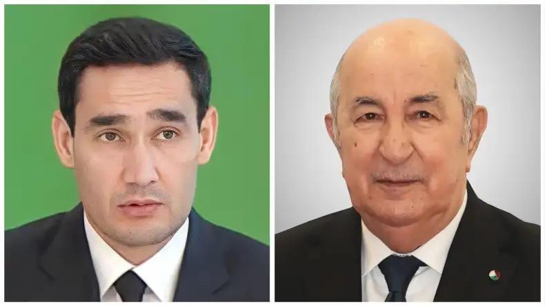 رئيس تركمانستان يُؤكِّد يقينه تعزيز علاقات بلاده مع الجزائر رئيس تركمانستان يُؤكِّد يقينه تعزيز علاقات بلاده مع الجزائر