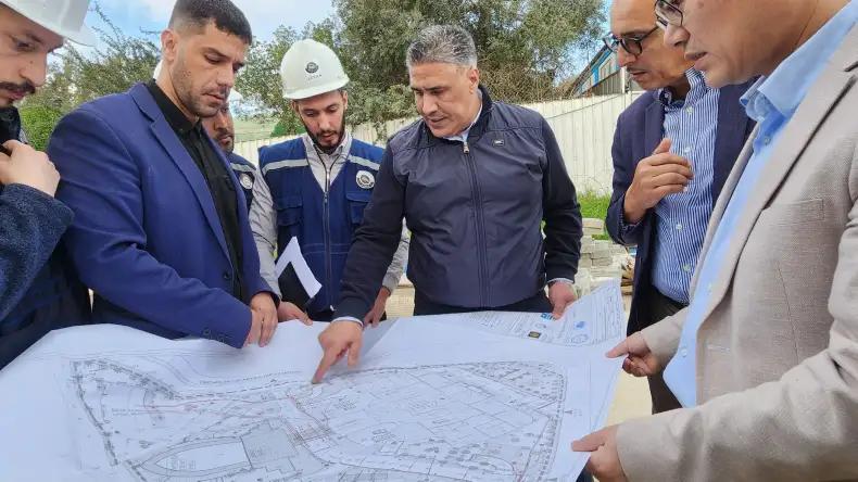 بلعريبي يُعاين مشروع مقر وزارة السكن الجديد بلعريبي يُعاين مشروع مقر وزارة السكن الجديد
