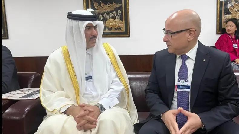 المشاريع الاستثمارية بين الجزائر وقطر محور لقاء زيتوني بنظيره القطري المشاريع الاستثمارية بين الجزائر وقطر محور لقاء زيتوني بنظيره القطري