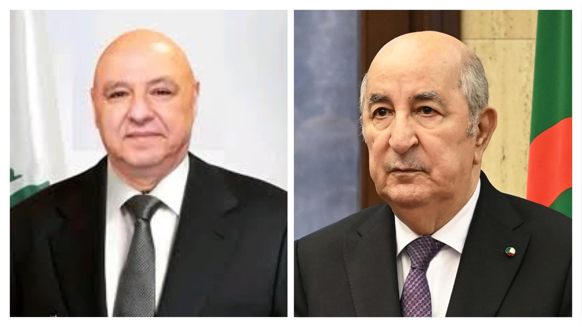 الرئيس تبون يهنىء الرئيس اللبناني الجديد جوزيف عون الرئيس تبون يهنىء الرئيس اللبناني الجديد جوزيف عون