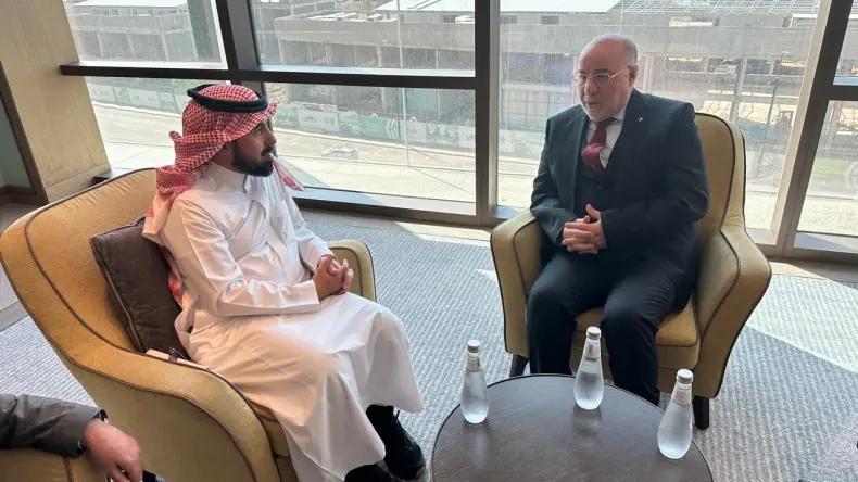 بلمهدي في السعودية تحضيرا لموسم حج 2025م/1446هـ بلمهدي في السعودية تحضيرا لموسم حج 2025م/1446هـ