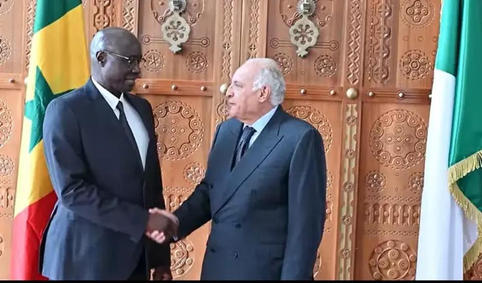عطاف يستقبل المبعوث الخاص للرئيس السنغالي عطاف يستقبل المبعوث الخاص للرئيس السنغالي