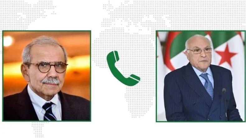 عطاف يبحث مع رئيس الحكومة اللبنانية تطورات الأوضاع جنوب لبنان عطاف يبحث مع رئيس الحكومة اللبنانية تطورات الأوضاع جنوب لبنان