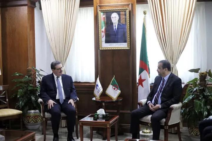 محادثات بين عرقاب والأمين العام لمنتدى الدول المصدرة للغاز محادثات بين عرقاب والأمين العام لمنتدى الدول المصدرة للغاز